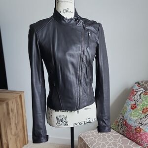 Armani Exchange Leather Jacket
